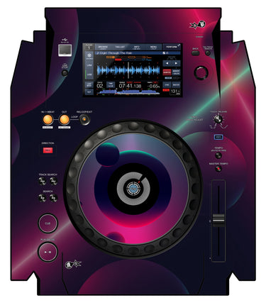 Pioneer DJ XDJ 1000 Skin Retro Bubble